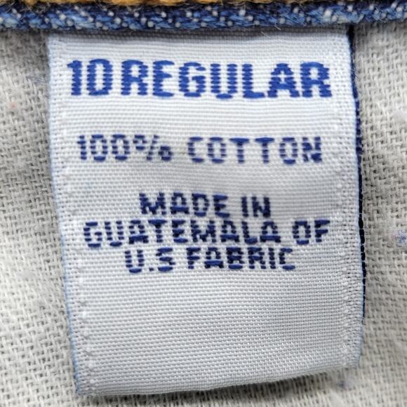 Old Navy Jeans Women's 10 Blue Low Rise Bootcut 100% Cotton Denim Vintage 90s - Picture 9 of 10